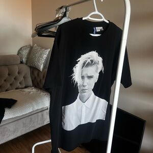 Justin Bieber’s merch t shirt